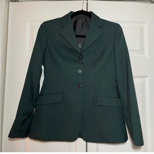 RJ Classics Hunter Green Horse Show Coat Size 2R